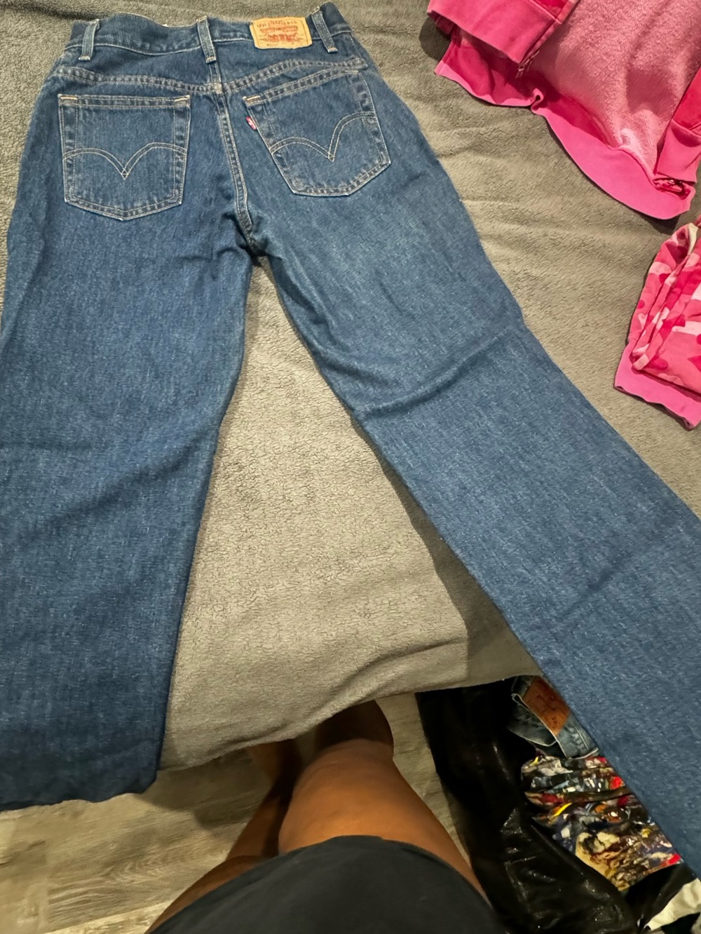Levi's Women's Dark Blue Flare Jeans
